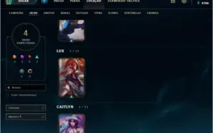 Conta Platina League of Legends