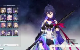 Honkai: Star Rail - Seele + Arma Na Noite + Bailu