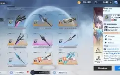 Conta de tower of fantasy Saki6, icarus3, Yulan3,Ling Hang
