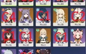 AR50 F2P Server America| Diluc C1(90)+JEAN+KEQING +Amos Bow