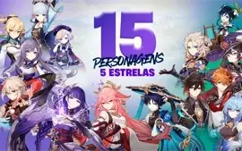 GENSHIN IMPACT (Conta pessoal) - 14 Personagens 5 ⭐ - AR 59