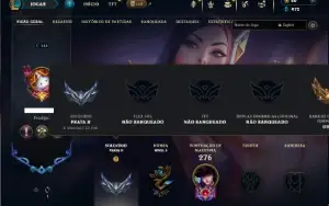 Prata 2 com 80 Champs e 48 Skins ( ADC / SUP )