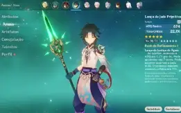 Genshin Impact AR59 com 31T5 Xiao+Bis HuTao C1+Bis