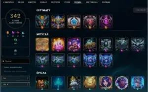 CONTA S2 - MMR ALTO - 265 SKINS, 318K EA E LEVA SMURF BRINDE
