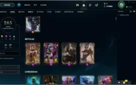CONTA S2 - MMR ALTO - 265 SKINS, 318K EA E LEVA SMURF BRINDE