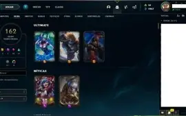Conta LOL, gold, MUITAS SKINS, baratinha