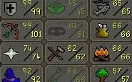 Vendendo ótimo main pra pvm e pk osrs 121 cbt