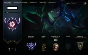 Conta LOL D3 2021 - 294 Skins (contêm Vayne Ladra de Almas)