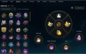 Conta LOL D3 2021 - 294 Skins (contêm Vayne Ladra de Almas)