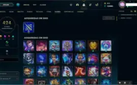Conta No Lol Lv 423, 213 Skins E Full Champ