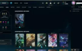 Conta No Lol Lv 423, 213 Skins E Full Champ