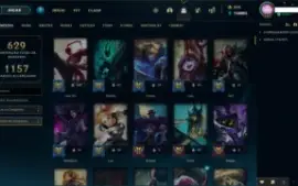 Conta No Lol Lv 423, 213 Skins E Full Champ