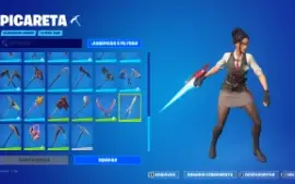 Conta fortnite com 95 skins +picaretas +330 emotes +1.100 vb