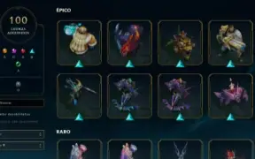 Conta LoL 915 Skins full eternos