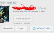 Smurf lol main adc ex gold 1