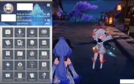Conta genshion com kazuha c1,Hutao, ganyu entre outros