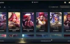 Conta wild rift 16 skins