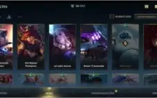 Conta wild rift 16 skins