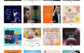 Pack Canva Gospel Frases - 61 Artes Editáveis