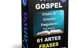 Pack Canva Gospel Frases - 61 Artes Editáveis