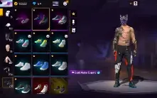 Conta free fire gemada com Angélical vermelha 🍎