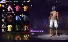 Conta free fire gemada com Angélical vermelha 🍎