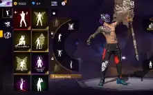 Conta free fire gemada com Angélical vermelha 🍎
