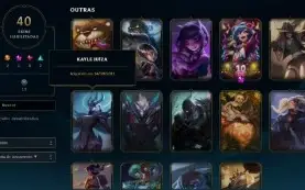 Conta com ícones raros que existe no League Of Legends