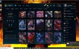 Vendo conta com mais de 679 skins