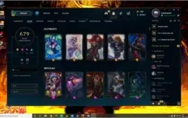 Vendo conta com mais de 679 skins