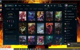 Vendo conta com mais de 679 skins
