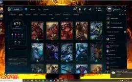 Vendo conta com mais de 679 skins