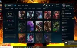 Vendo conta com mais de 679 skins