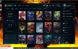 Vendo conta com mais de 679 skins