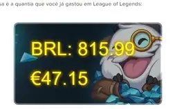 Conta de league of legends / lol