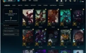 Conta league of legends diamante4