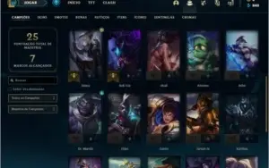 Conta league of legends diamante4