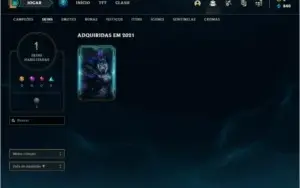 Conta league of legends diamante4