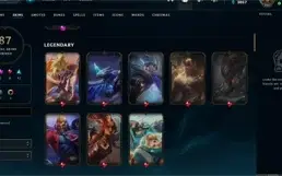 Conta LOL 92 skins