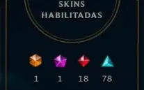 CONTA LEAGUE OF LEGENDS LVL 266