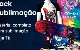 Mega Pack para Sublimação - Camisas, Canecas, Chinelos e +