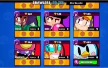 Conta Brawstars - 18k - 33 Brawler - 33 Starpower - 30 Skins