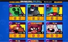 Conta Brawstars - 18k - 33 Brawler - 33 Starpower - 30 Skins