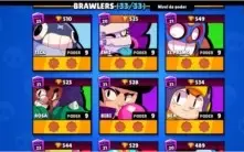 Conta Brawstars - 18k - 33 Brawler - 33 Starpower - 30 Skins