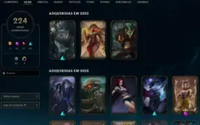 Conta 224 League Of Legends Barato