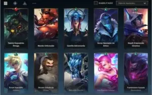 Conta WR - Esmeralda 1 com 17 Skins e 42 Champs
