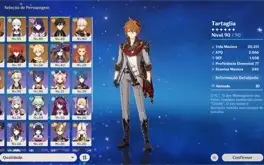 Conta Genshin Impact // 9 personagens 5*