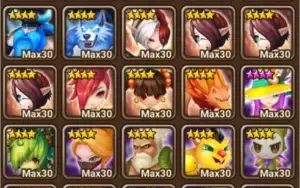 SUMMONERS WAR - GLOBAL mid game