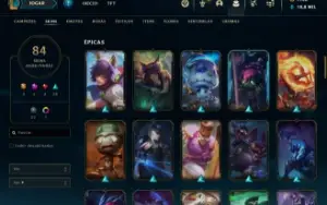 ⭐️LOL ⭐️LEVEL 280 ⭐️84 skins⭐️Ano 2015⭐️19k Essencial⭐️