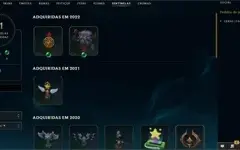 CONTA LEAGUE OF LEGENDS, PLAT 4 SKINS ADC/SUPORTE ETC+BRINDE
